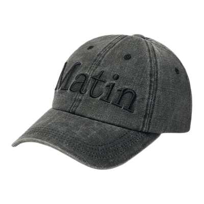 MATIN KIM Baseball Caps Unisex Black