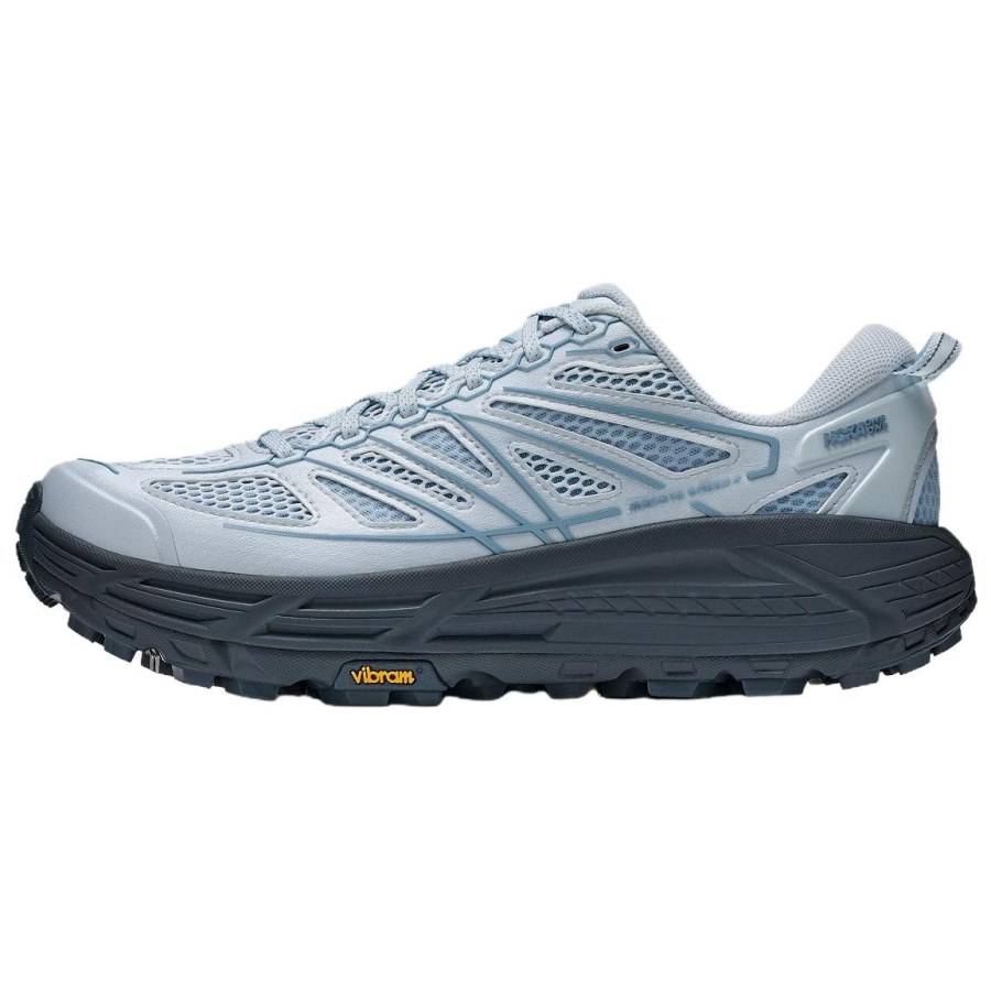 HOKA ONE ONE Mafate Speed 2 Trail Running Shoes Unisex Low Top Cloudy Gray Blue