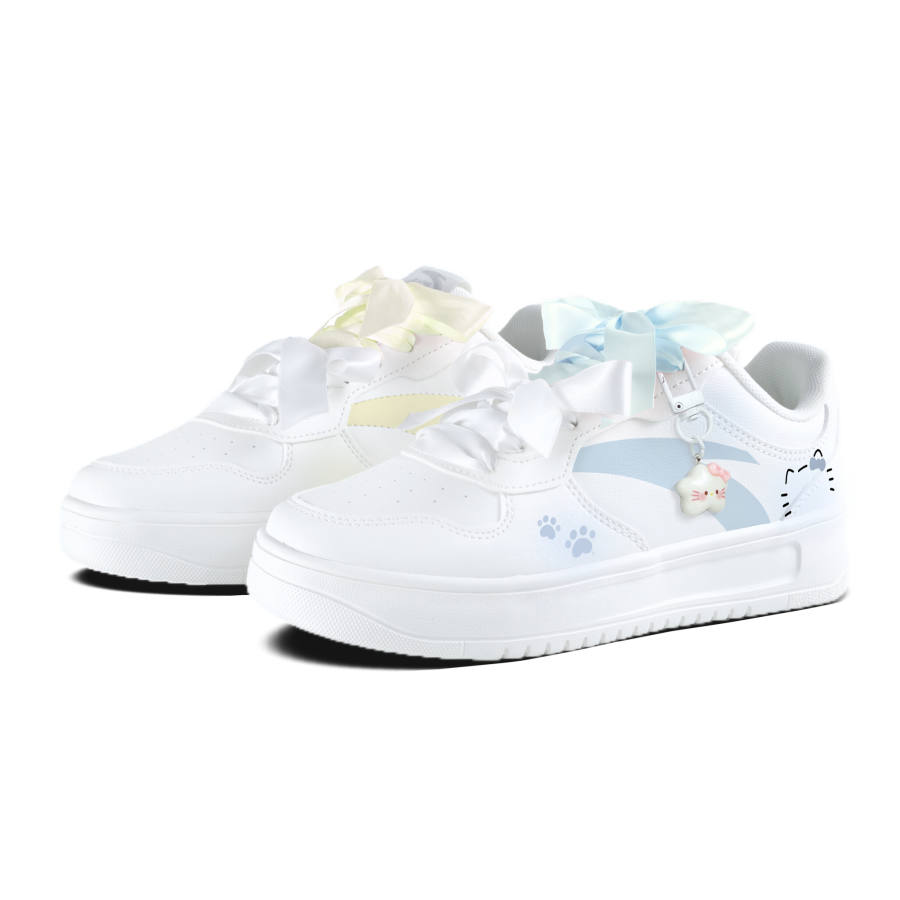ANTA Easy Skateboard Shoes Women's Low Top White