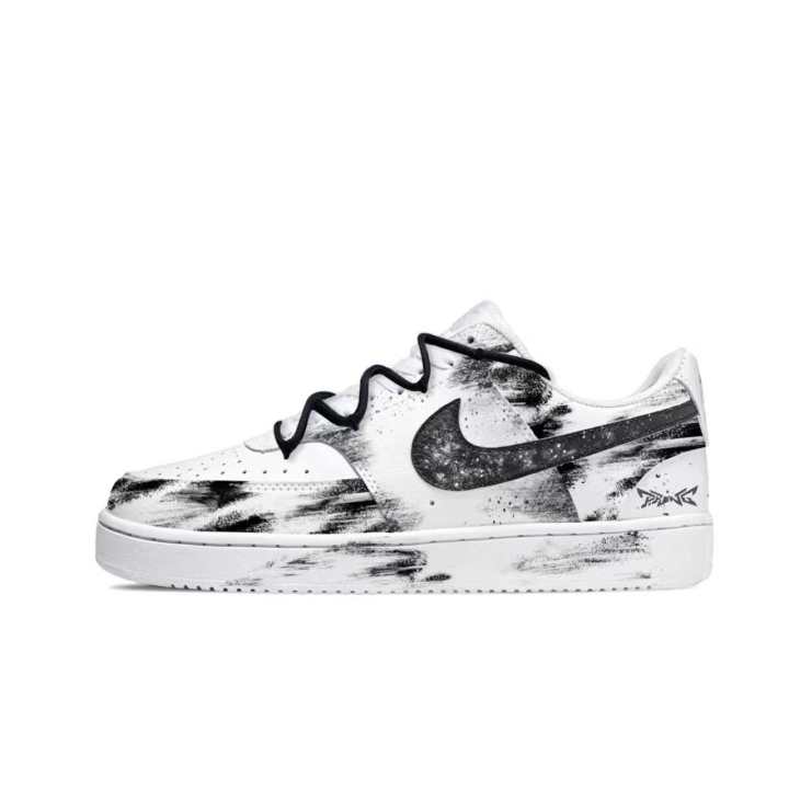 Nike Nike Court Vision Skateboard Shoes Men's Low Top Black