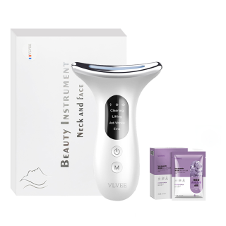 VLVEE Beauty Device, Neck Wrinkle Iron Home Use Nutrition Infusion Device VE8001