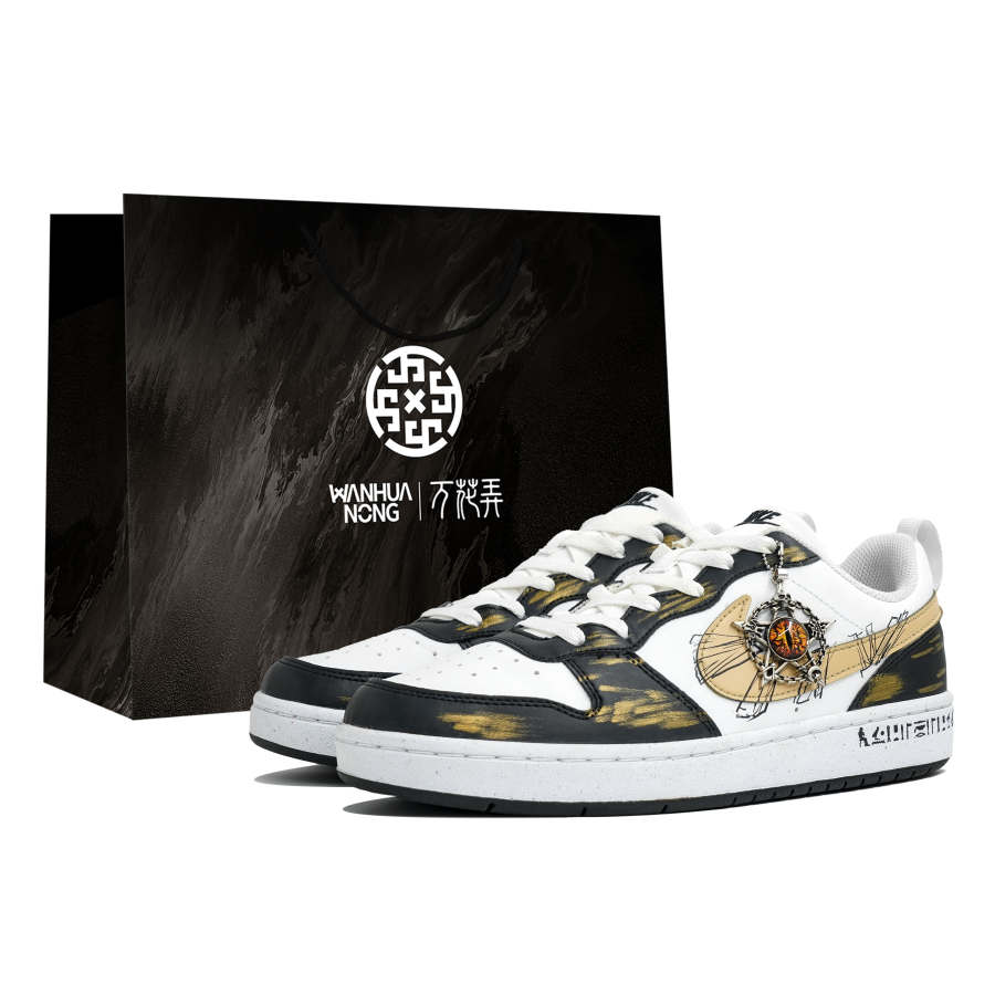 Nike Nike Court Borough Kaleidoscope, Golden Sand Mystery, Shopping Bag Slip Resistant Abrasion Resistant Low top