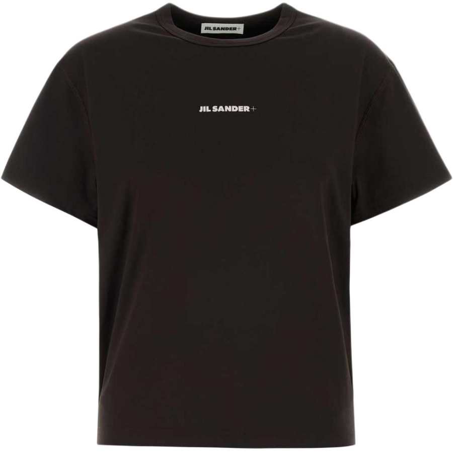 JIL SANDER T Shirts Women's Brown Crew Neck