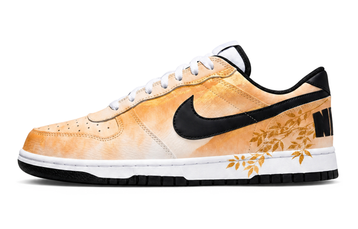 Nike Nike Big Skateboard Shoes Men's Low Top Gold