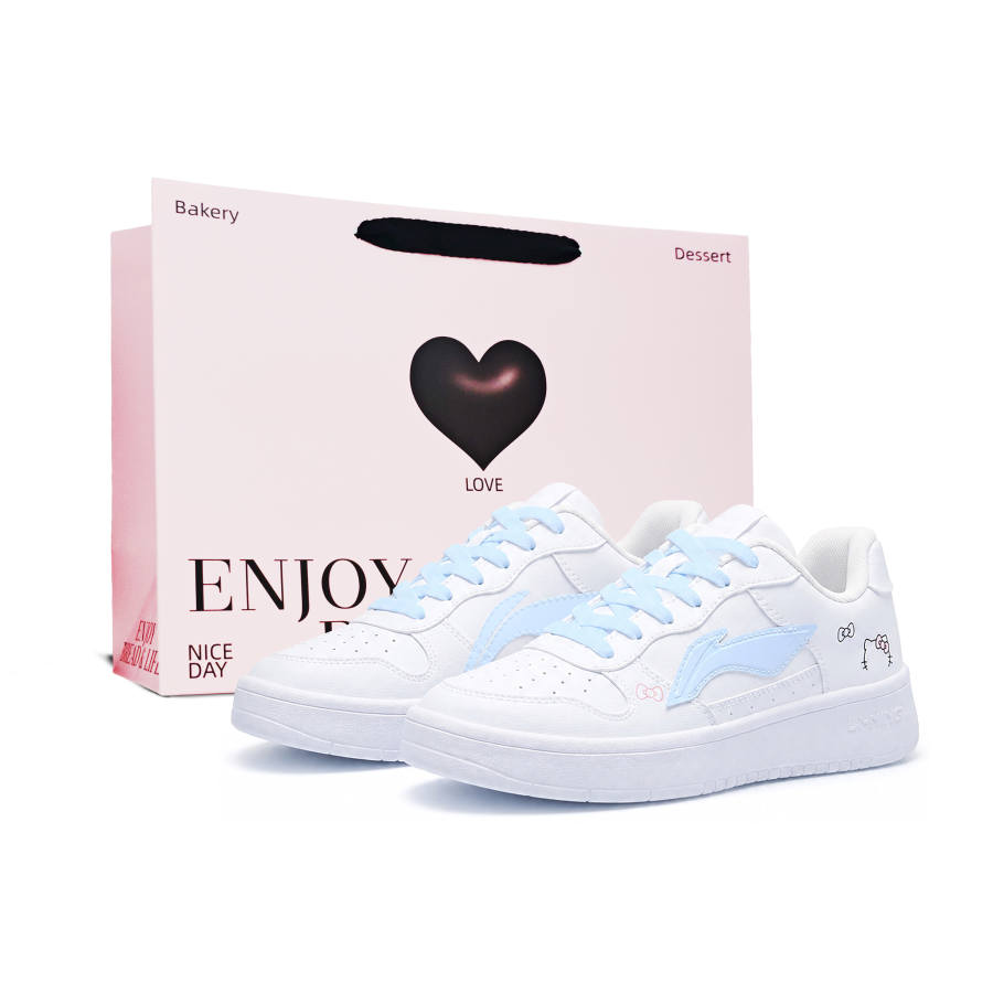 Li-Ning Li Ning Floating Boat Skateboard Shoes Women's Low Top White Blue Colorway