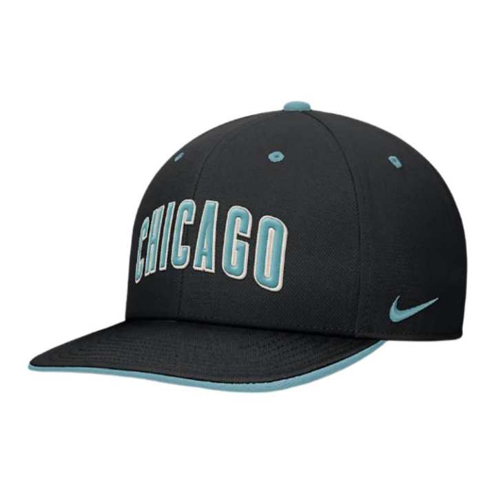 Nike Nike Chicago Cubs Pro Tech Script Men's Nike Dri FIT Mlb Adjustable Hat