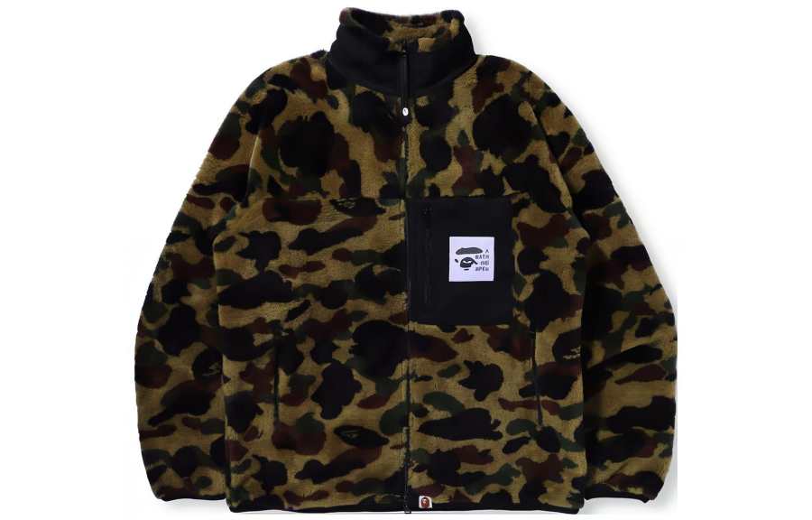 A BATHING APE Bape 1st Camo Boa Jacket FW21