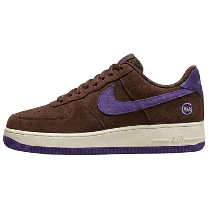 Nike Nike Air Force 1 Skateboard Shoes Unisex Low Top Brown Purple