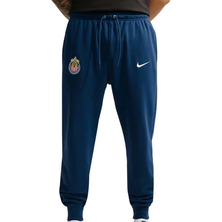 Nike Nike Sports Pants Unisex Navy Blue Moderate Cuffed Pants