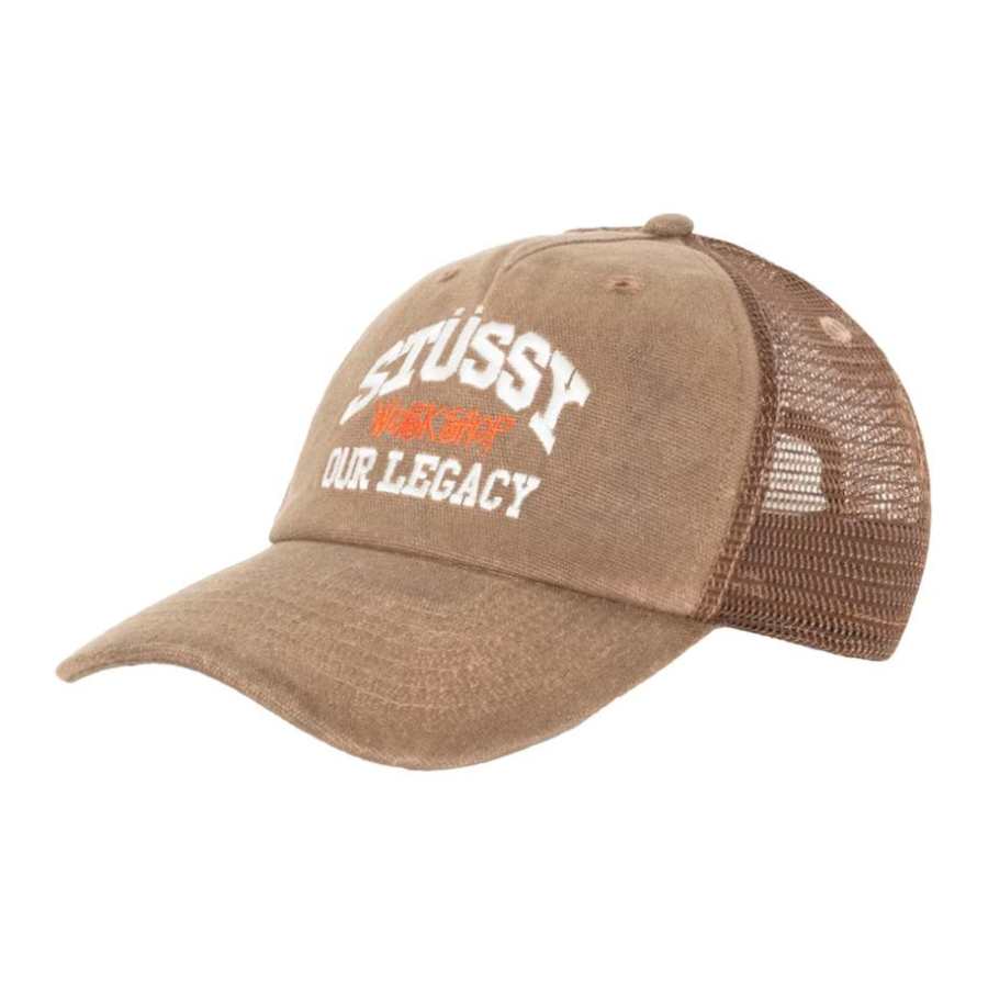 Stussy X Our Legacy Work Shop Low Profile Trucker Cap