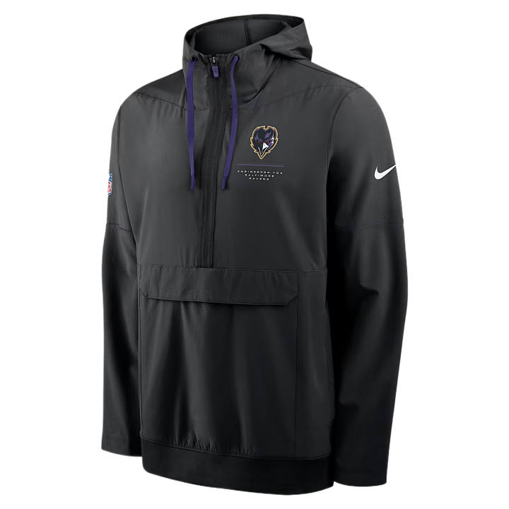 Nike Nike Jackets Men's Black Hooded Non Detachable Moderate
