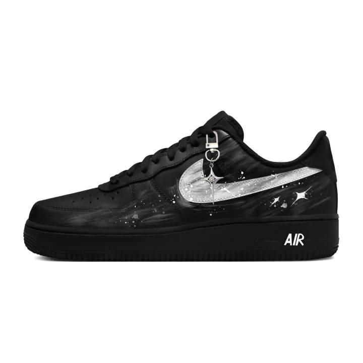 Nike Nike Air Force 1 Skateboard Shoes Unisex Low Top Black & White