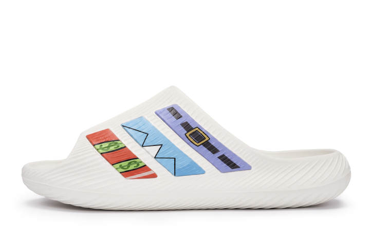 Adidas Adidas Purechill Slide Slippers Unisex White Blue Purple