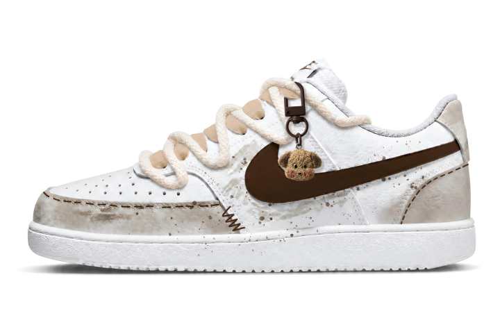 Nike Nike Court Vision 1 Skateboard Shoes Men's Low Top Brown