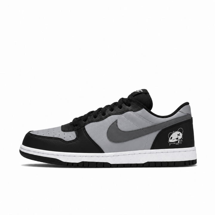 Nike Nike Big Low Lux Skateboard Shoes Men's Low Top Black Gray