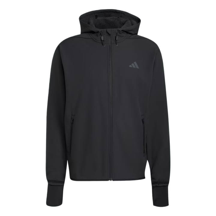 Adidas Adidas Jackets Men's Black Hooded Non Detachable Moderate