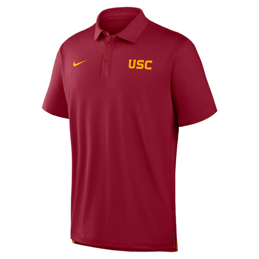 Nike Nike Polo Shirts Men's Team Crimson/School Team Gold Polo Collar Moderate Straight Fit