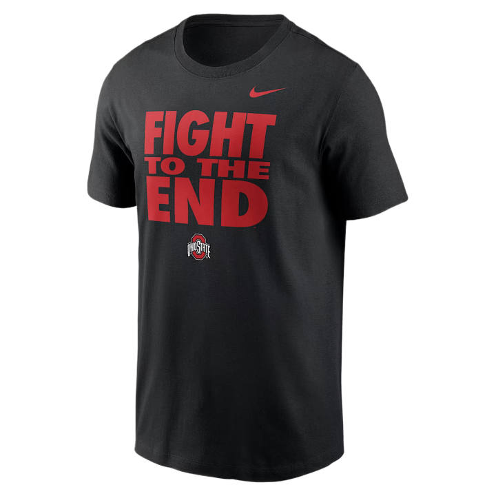Nike Nike Dri Fit College T Shirts Men's Black Crew Neck Moderate