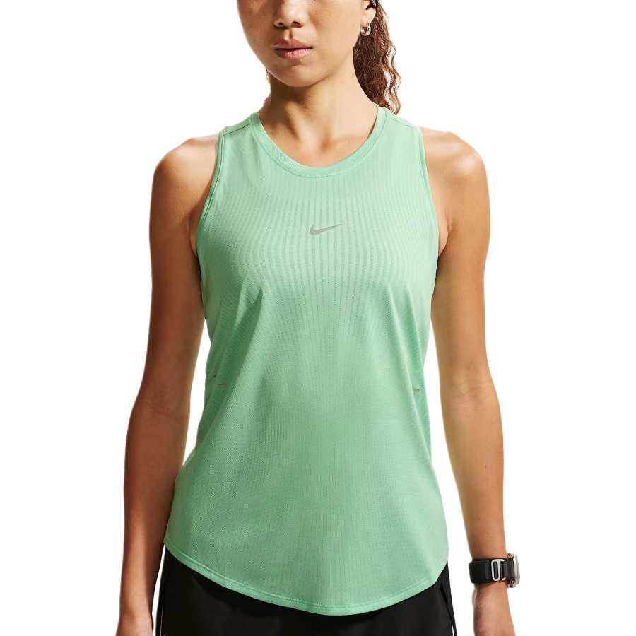 Nike Nike Running Tank Tops Women's Dream Green/Aluminum Blue Crew Neck