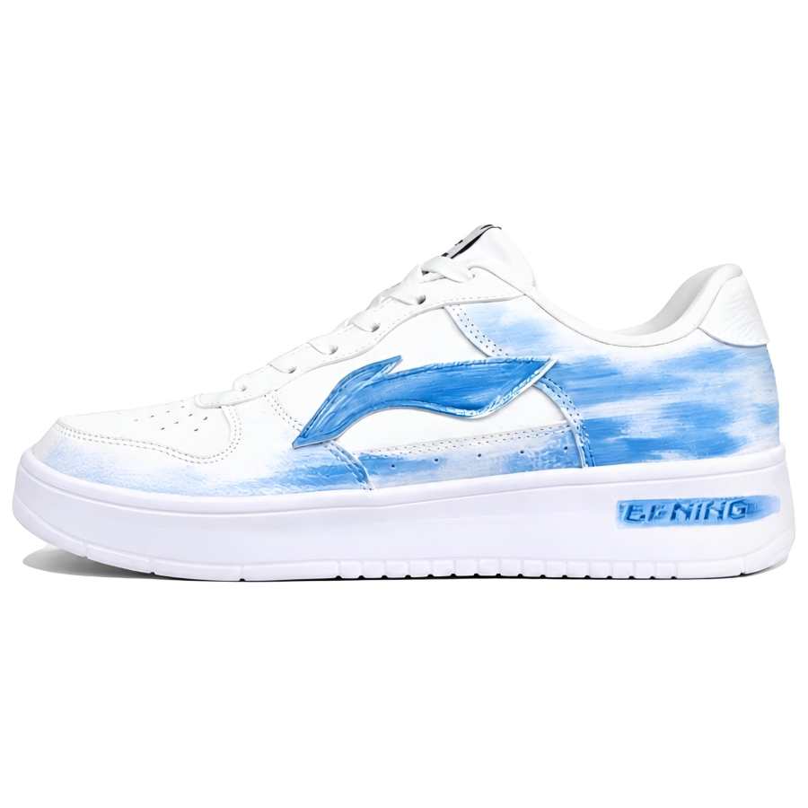 Li-Ning Li Ning Floating Boat Skateboard Shoes Unisex Low Top White/Blue