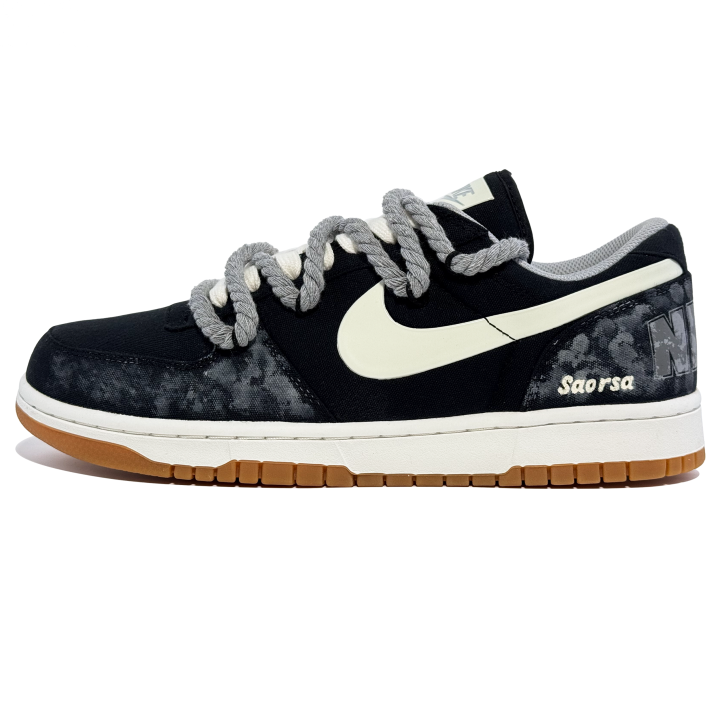 Nike Nike Big Skateboard Shoes Men's Low Top Black/Gray