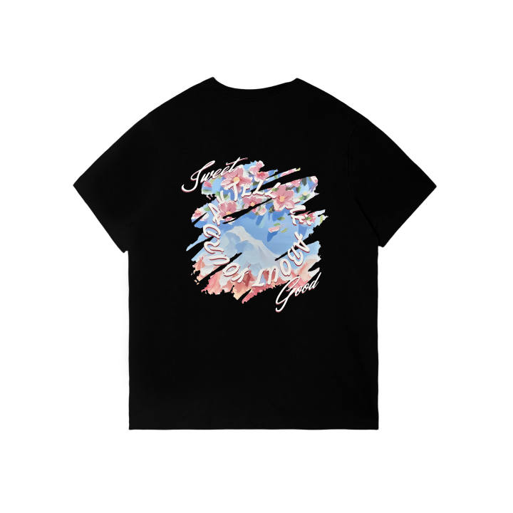 Nike Nike Sportswear T Shirts Men's Black/White/Dark Gray Crew Neck Moderate