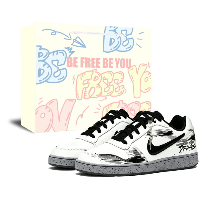 Nike Nike Dunk Skateboard Shoes Unisex Low Top Black