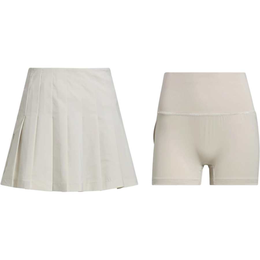 Adidas Adidas Casual Short Skirts Women's Bauxite Brown Moderate Short Skirt Pleated Skirt
