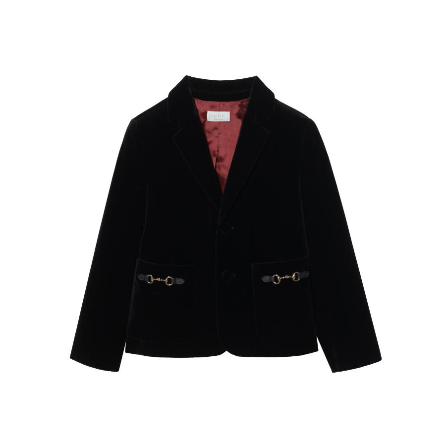 GUCCI Jackets & Coats Black Kids'