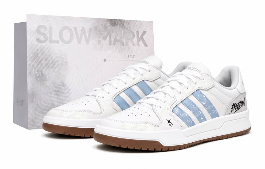 Adidas Adidas ENTRAP Skateboard Shoes Men's Low Top Blue