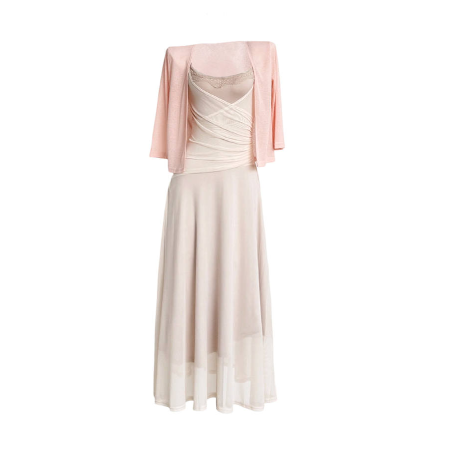 TUSHIFEI Two Piece Skirt Sets Women's Camisole Moderate Long Skirt