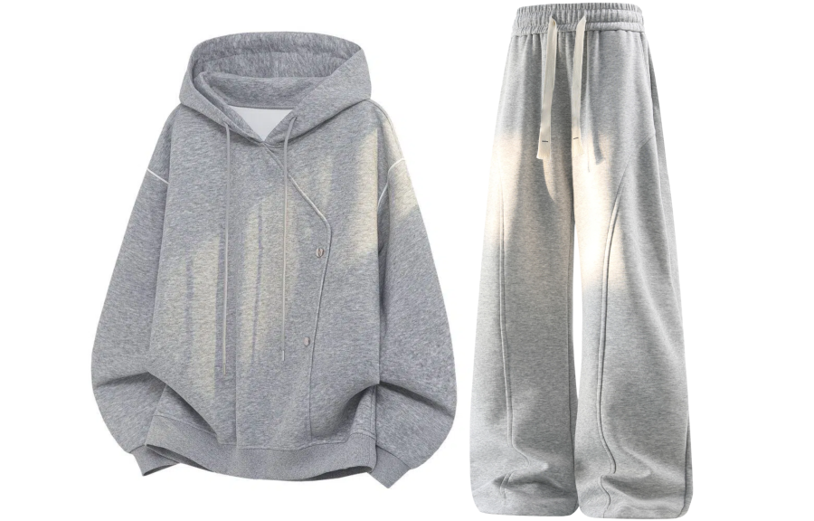 GWAF Sweatshirt Sets Men's Hooded Non Detachable Moderate