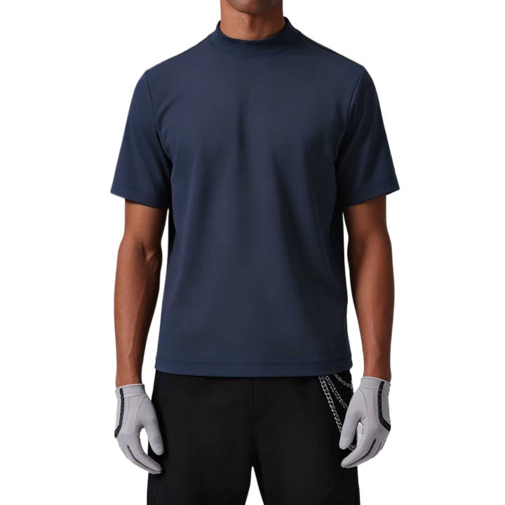 Jordan Jordan Sport Golf Clothing Men's Obsidian/Obsidian Half Turtleneck Moderate