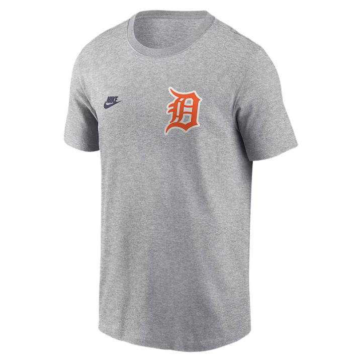 Nike Nike T Shirts Men's Charcoal Gray Heather Crew Neck Moderate