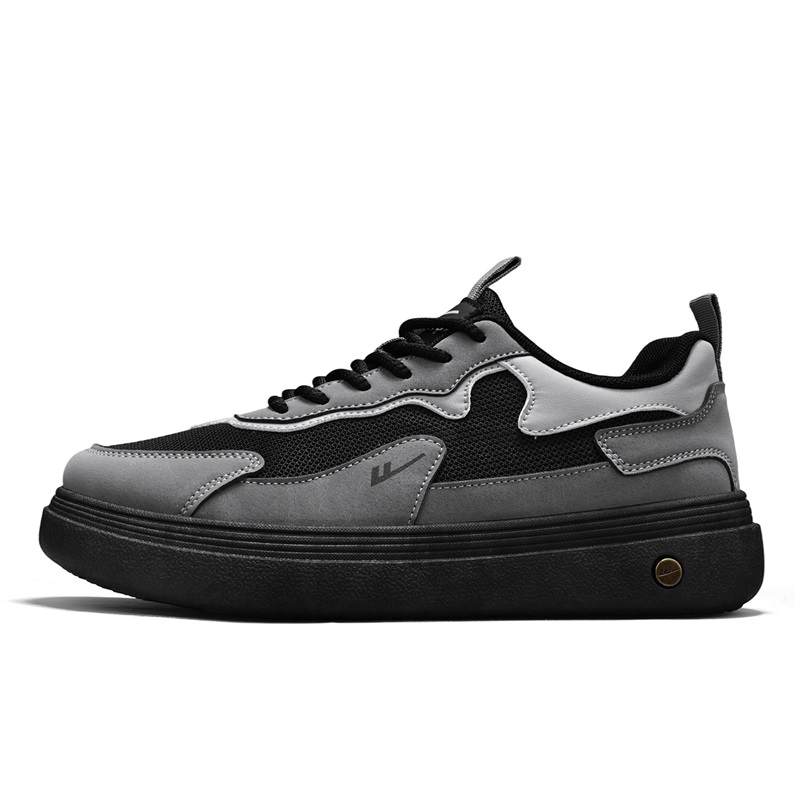 WARRIOR WARRIOR Skateboard Shoes Men's Low Top Gray/Black