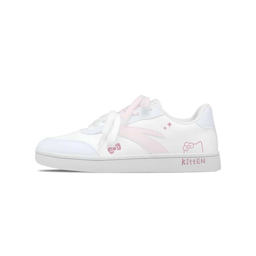 ANTA Active Skateboard Shoes Men's Low Top Blue Pink