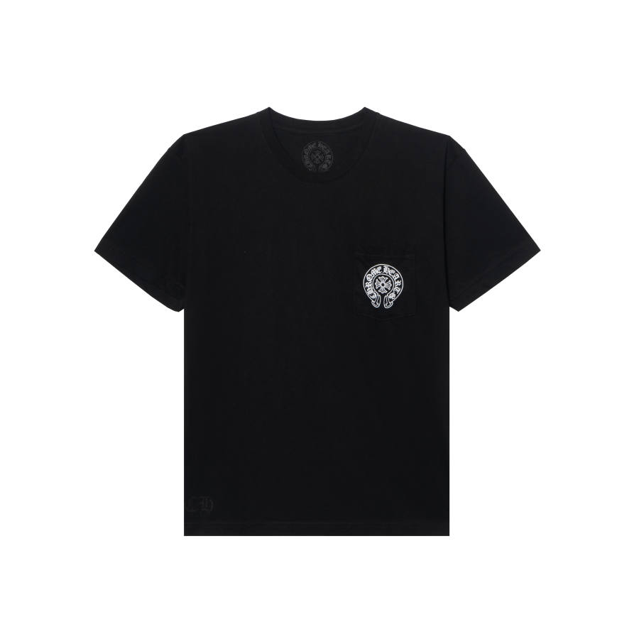 Chrome Hearts T Shirts Unisex Black Crew Neck Moderate