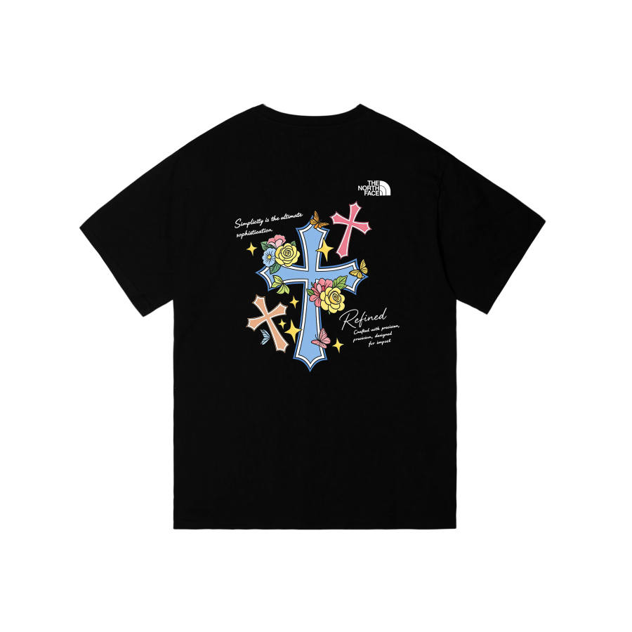 THE NORTH FACE T Shirts Unisex Black Crew Neck