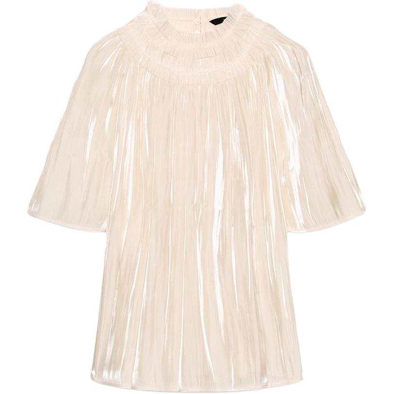 ZARA Shirts Women's Vanilla Crew Neck