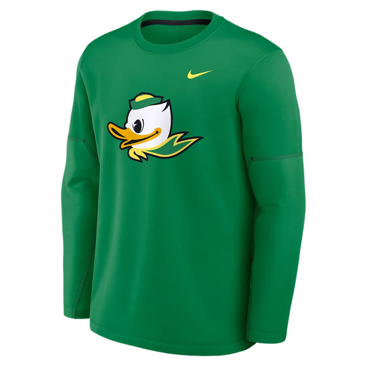 Nike Nike T Shirts Men's Apple Green/black Crew Neck Moderate Straight Fit