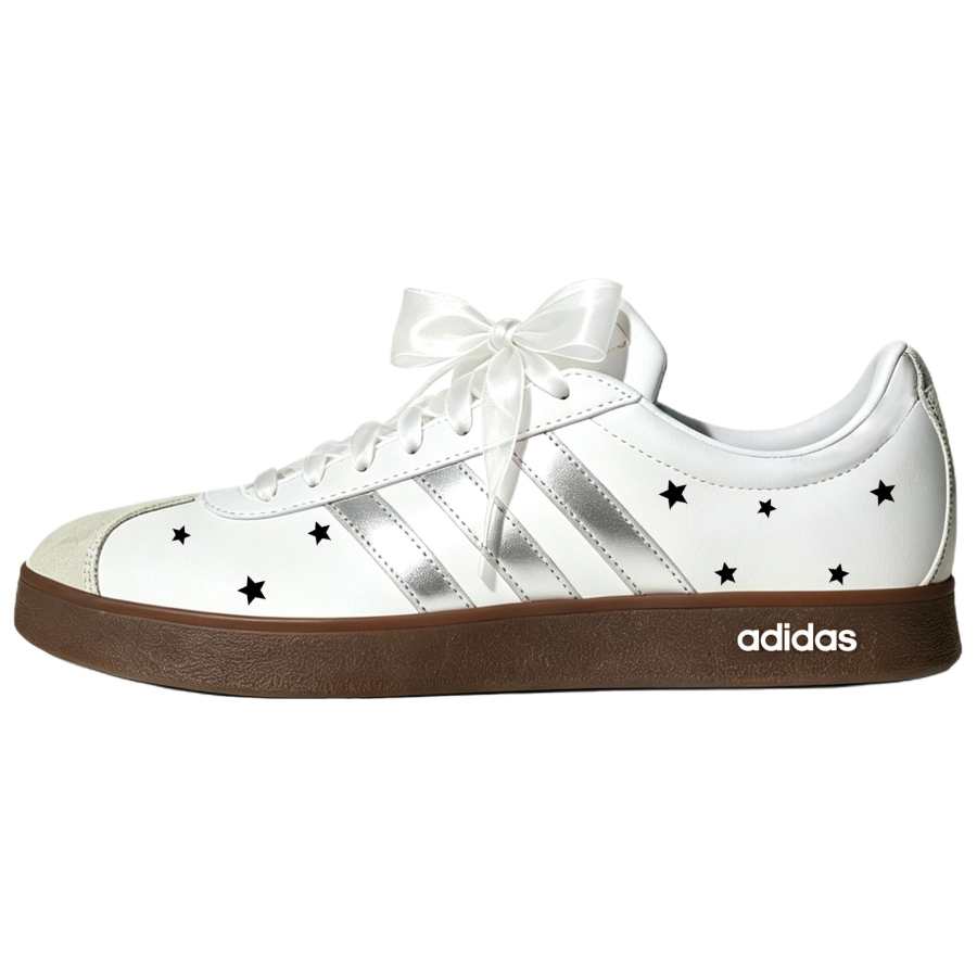 Adidas Adidas VL COURT 2.0 German Army Trainers Women's Low Top Silver