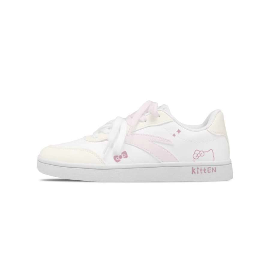ANTA Active Skateboard Shoes Men's Low Top Yellow Pink