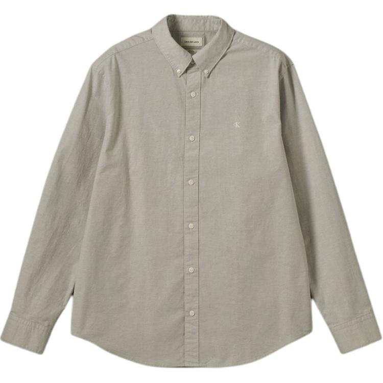 Calvin Klein Shirts Men's Gray Green Moderate