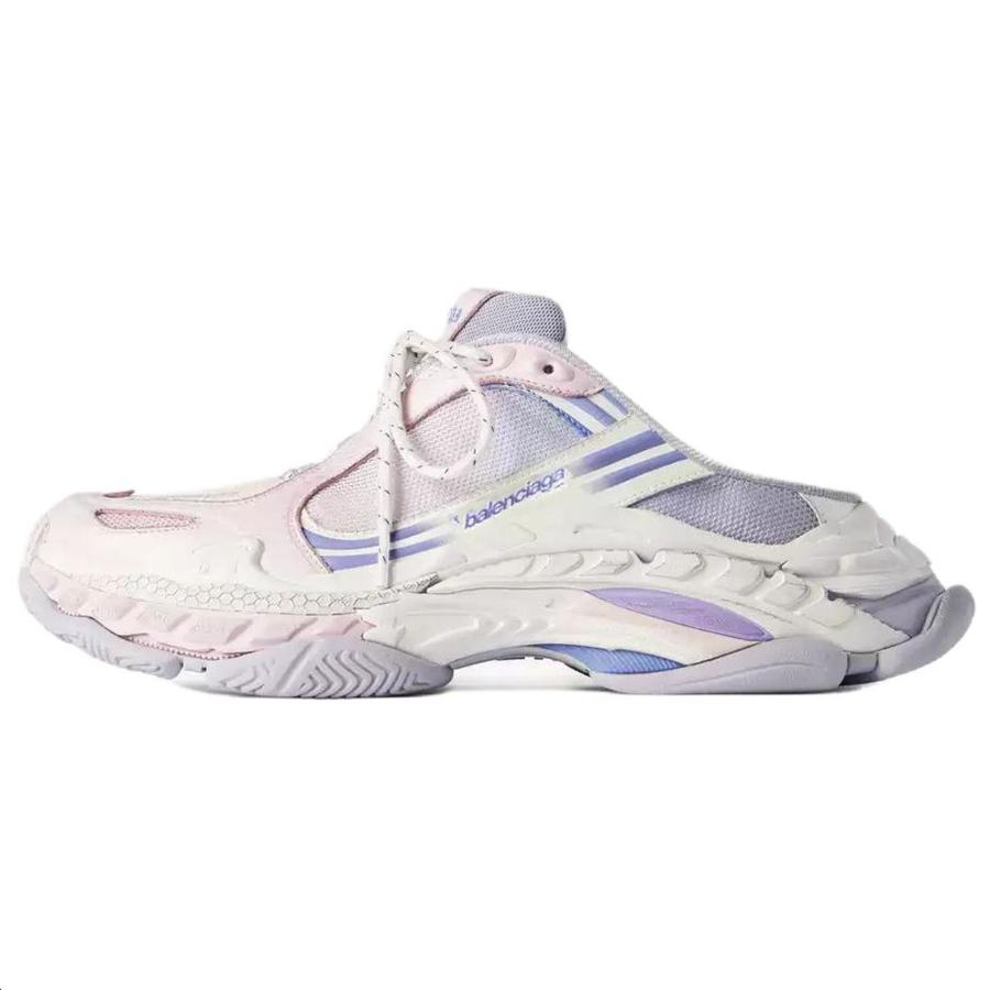 Balenciaga Triple S Chunky Sneakers Women's Low Top Light Purple & Pink