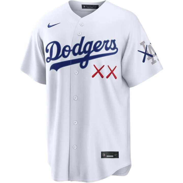 Nike Nike X KAWS Baseball Jerseys Women's White Moderate