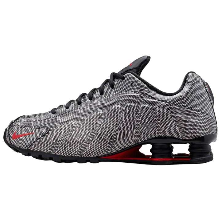 Nike Nike Shox R4 Running Shoes Unisex Black White
