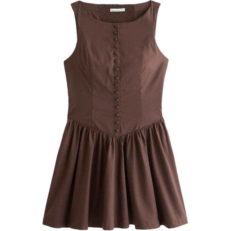 Abercrombie&Fitch Sleeveless Dresses Women's Brown Moderate
