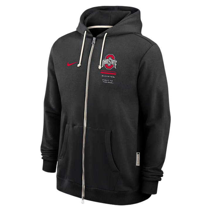 Nike Nike Dri Fit College Sweatshirts Men's Black Hooded Non Detachable Moderate