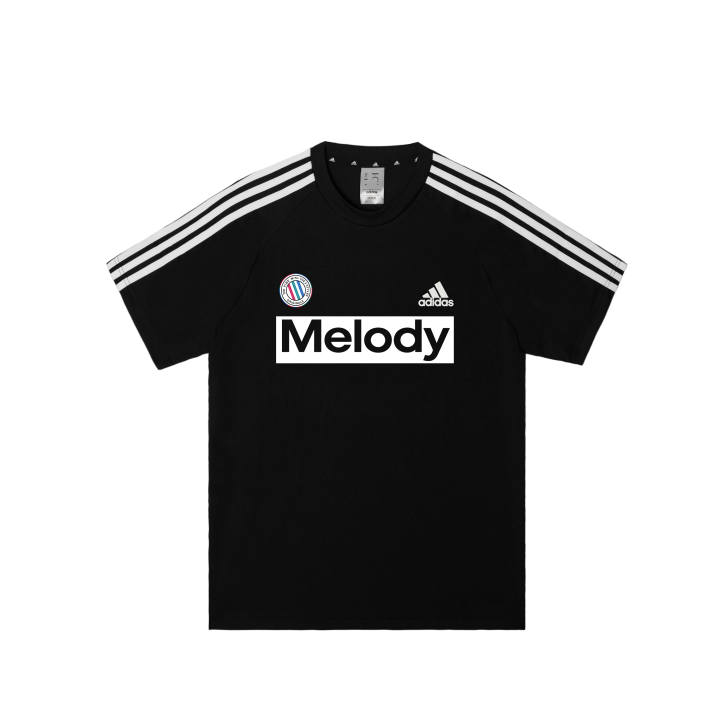 Adidas Adidas Football T Shirts Men's Black Crew Neck Moderate