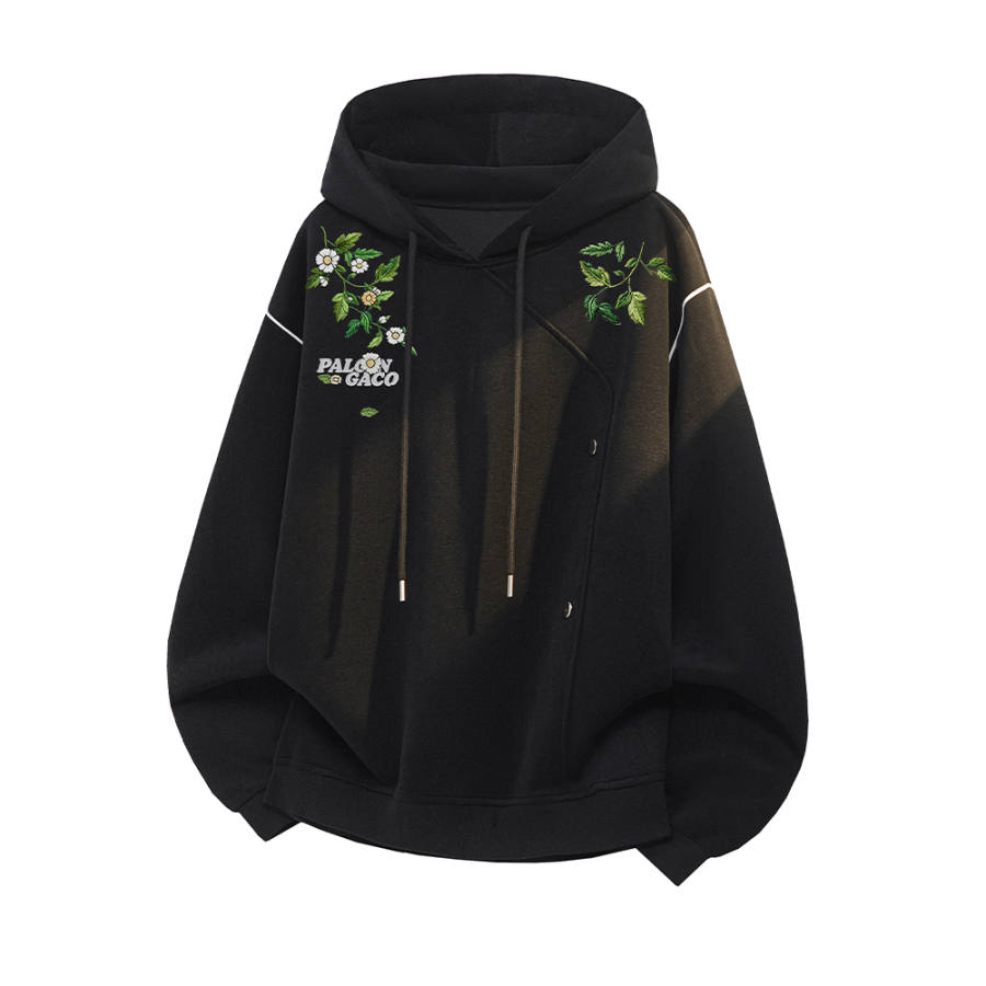 PAL ONGACO Sweatshirts Unisex Hooded Non Detachable Moderate Straight Fit